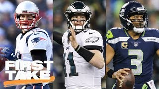 Tom Brady, Carson Wentz, Russell Wilson: Which QB is NFL MVP favorite? | First Take | ESPN