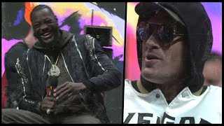 What Wilder and Fury said to each other when the press conference stopped