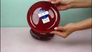 Десертные тарелки Luminarc Arty Burgundy P1002. Видеообзор от iPosuda.