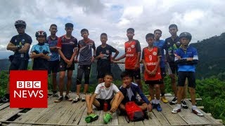 Missing Thai boys 'found alive' in caves- BBC News