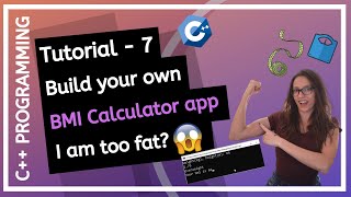 C++ FOR BEGINNERS (2020) - How to make BMI Calculator application PROGRAMMING TUTORIAL