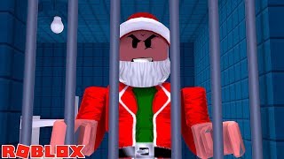 SANTA GETS SENT TO JAIL !!! Sharky Roblox w/ Little Kelly
