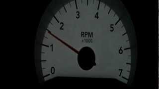 Dodge Charger stock torque converter stall speed test 2 - foot brake flash