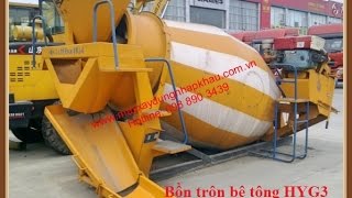 MXDNK - 098 890 3439 Thùng trộn bê tông, Bon tron be tong, Bồn trộn bê tông JCD5Y