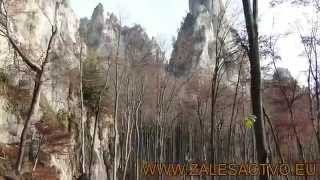 Súľovské Skaly turistika - Hiking in Slovakia