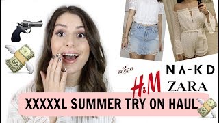 ESKALIERT! ? ? XXL SUMMER TRY ON HAUL ?  l Zara, H&M, NA-KD, Hollister & mehr l Sara Desideria