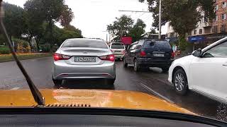 На оранжевой Копейке в Алматы.
