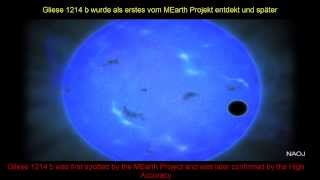 a NEW Earth similar Planet with Atmosphere discoverd 2013 !! Gliese 1214 b