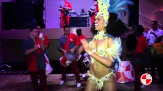 Musa Caldeirão 2014 em Show Bateria Escola de Samba Festa de Casamento