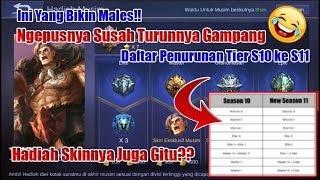 Sudah Siap Jadi Warrior?? Daftar Penurunan Rank S10 ke S11 Mobile Legends