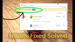Attempted to downgrade extension | Google Chrome | Mozilla Firefox- 2018