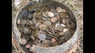 Раскопки в заброшенной деревне. Трофейное золото.