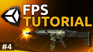 How to Make a gun shoot in Unity - Raycast and Prefab | FPS TUTORIAL 4
