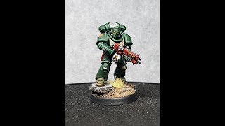 How to paint Dark Angels