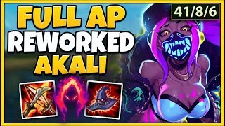 *AKALI REWORK* BIGGEST ONE-SHOTS POSSIBLE  (1 AUTO 1 KILL) - League of Legends