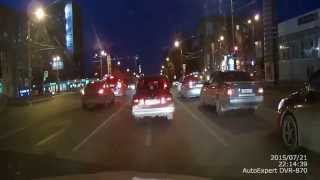 AutoExpert DVR-870. Ночная съемка. (FHD)