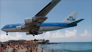 INSANE ‼️ Very LOW Landing Maho Beach Sint Maarten.. Saint Martin