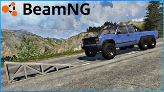 ЭПИЧНЫЙ СПУСК С ГОРЫ (Испытание) - BeamNG drive ?