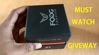 Unboxing And Review Analog Watch FOGG For Low Budget Styles Watch .GIVEWAY