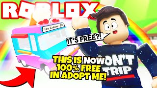 *NOW FREE!* ICE CREAM TRUCK in Adopt Me! NEW Adopt Me Ice Cream Truck Update (Roblox)