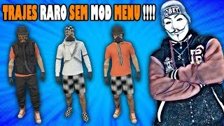 GTA V TRAJES MODDER SEM MOD MENU [TRAJES RAROS DE GUERRA]
