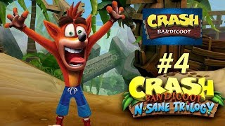Прохождение Crash Bandicoot N. Sane Trilogy Серия 4 "Индиана Крэш"