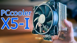 кулер для процессора PCcooler X5-i ОБЗОР ( установка на 1155 сокет )
