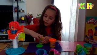 Анастасия Жук пластилин Play-Doh Прически