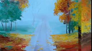 Как нарисовать золотую осень
