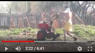 ✅Мотоблок ОКА.Посадка картофеля окучником на мотоблоке