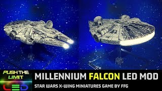 Star Wars X-Wing Miniatures: Millennium Falcon LED Mod Tutorial