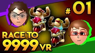 Mario Kart Wii - TROY TERRITORY?! - Race To 9999 VR | Ep. 1