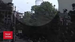 Dharahara Falling Live Nepal Earthquake 2072/2015