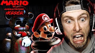 MARIO WHAT HAPPENED TO YOU!? | Mario In Animatronic Horror Night 2 Gameplay! FNAF Fan Game - Part 2