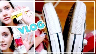 КАК ОЧИСТИТЬ КОНВЕРСЫ !? | VLOG / ВЛОГ : 08.04.2019