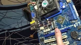 Ремонт материнской платы ASRock N68 S3 UCC AM3 .  Ремонт  компьютера. Не выводит видео на экран.