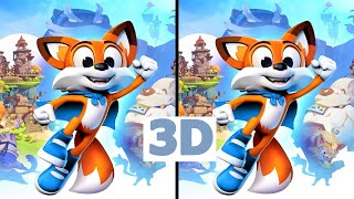 3D VR video Super Luckys Tale 3D SBS google cardboard