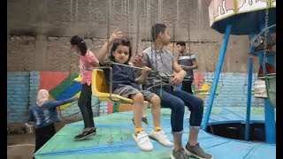 تحدى  سمسم ضد صابر فى المراجيح وكان ها يطير شوف حصل ايه