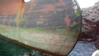 Cargo ship Cafer Dede @ M. Gialos  Syros 09/11/2011