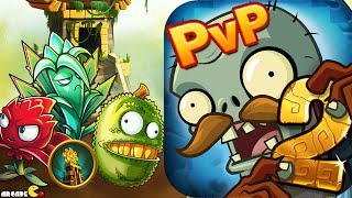 Plants Vs Zombies 2: Cannon Pult Massive Waves Of Zombies Lost City! (PVZ 2 Chinese Version)