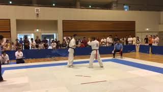 真樹日佐夫杯 2017オープントーナメント 第18回 全日本空手道選手権大会 ヤングマスターズ軽中量級 準決勝戦
