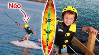 ON FAIT DU SURF ! Swan et Néo Testent le Wakeboard en Mer ?