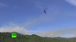 California Burning: Firefighters battling blaze south of Santa Rosa