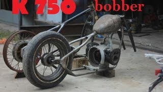 Как построить боббер из урала днепра или к750 своими руками / рама