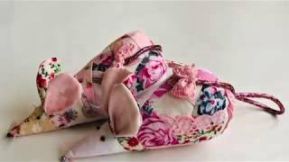 Мышка Символ года Лоскутная мышка своими руками Наш любимый крейзи МК DIY