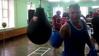 Боксерская груша ВТ 100% гель, бьёт и комментирует Александр Строев