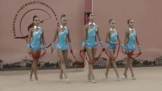 Групповые упражнения (скакалки) Художественная гимнастика. Чемпионат Черниговской области