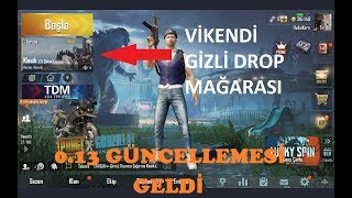 0.13 GÜNCELLEMESİ GELDİ !! VİKENDİ GİZLİ DROP MAĞARASI ! - PUBG MOBİLE