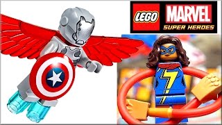 Обзор LEGO Marvel 76076 Воздушная погоня Капитана Америка Набор Лего Супергерои 2017
