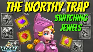 Switching Jewels To Level 60 Gear! - Lords Mobile